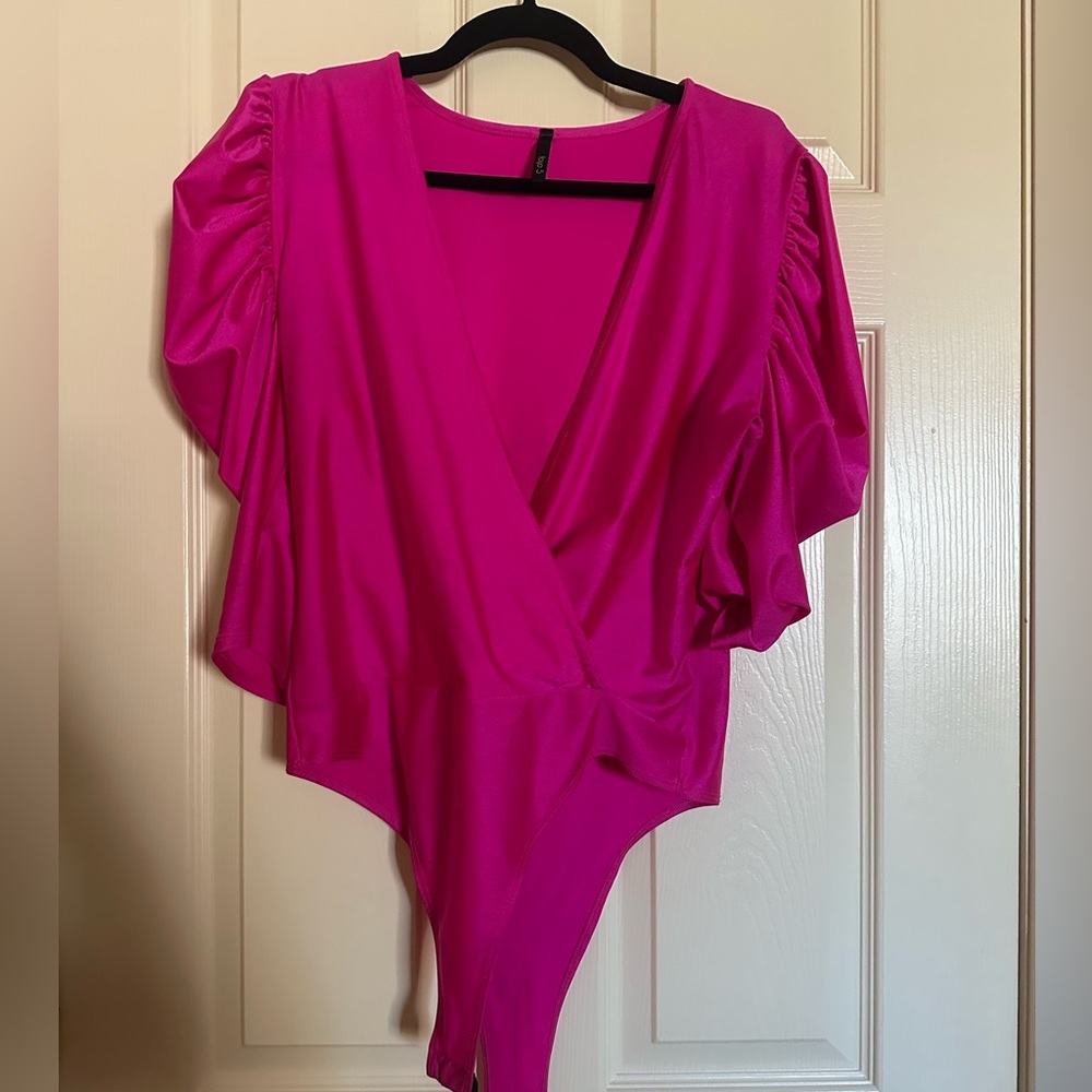 Pink bodysuit